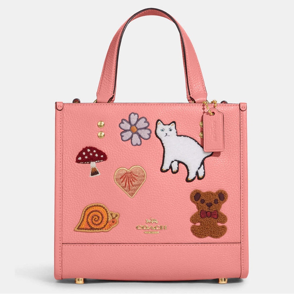 Coach Dempsey Tote Bag 22 With Creature Patches